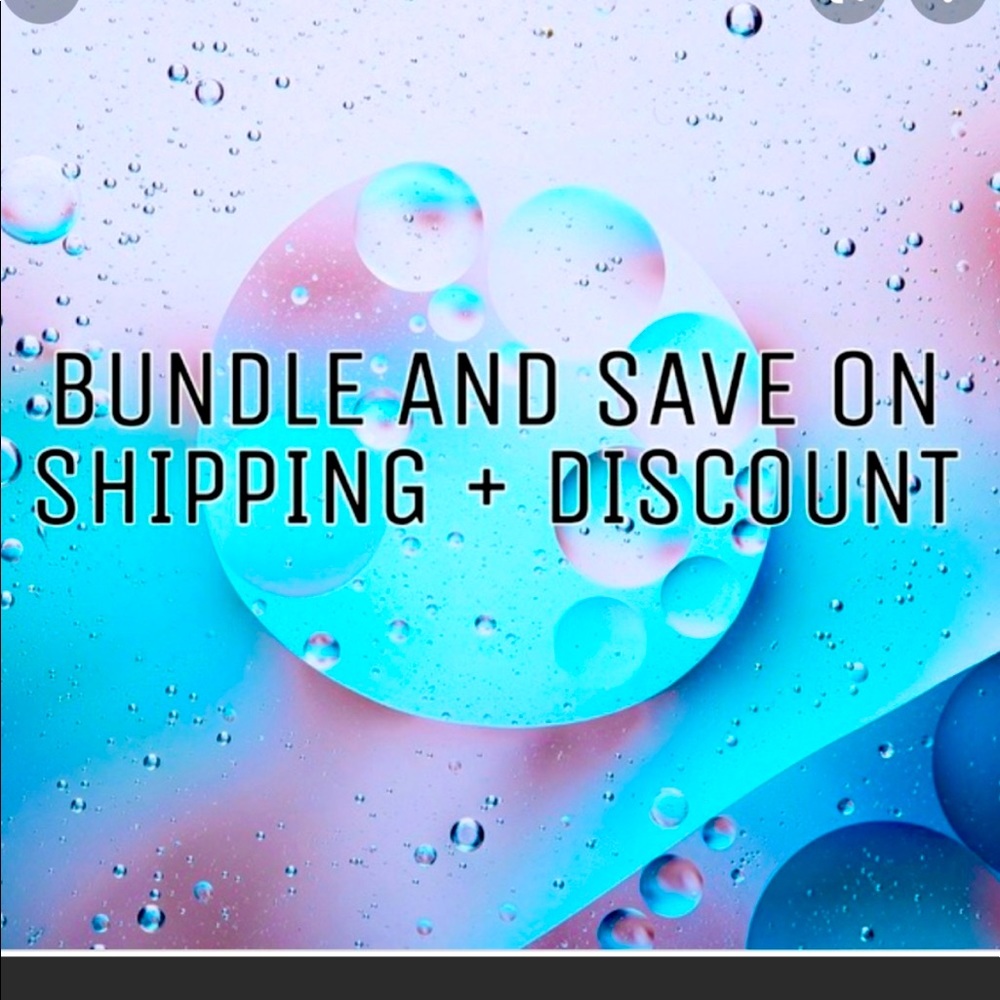 Bundle multiple items- save on shipping